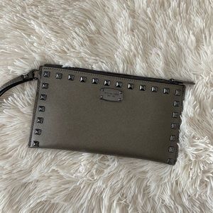 Michael Kors Studded Zip Clutch
